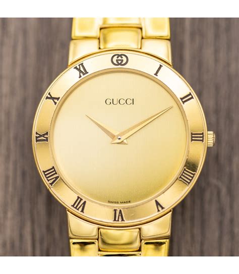 gucci vintage metal watch ebay|gucci watches old models.